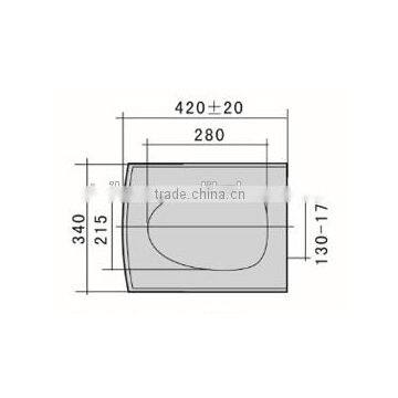 Hot Sale Square Seat Cover With Slow Close Hinges photo-4