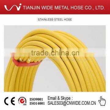 Hot Water Heater Corrugated Hose with color PE Cover