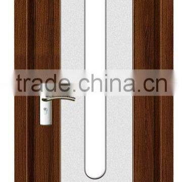 New design steel security pvc mdf door