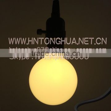 220V 6W milky glass shell LED G95 globe dining lamp