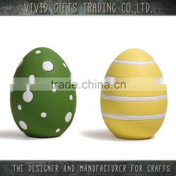 2016spring easter item new design ceramic egg home decoration