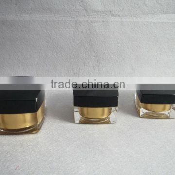 acrylics cosmetic jar with PMMA material