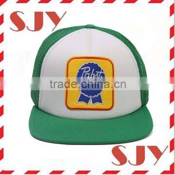 Custom Embroidery Patch Flat Bill Mesh Trucker Cap