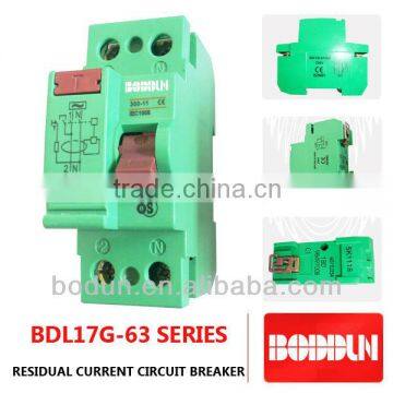 BDL17G-63 ORANGE 2P RESIDUAL CURRENT CIRCUIT BREAKER