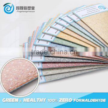 Indoor Pure Color Commercial PVC Floor For Hospital Project