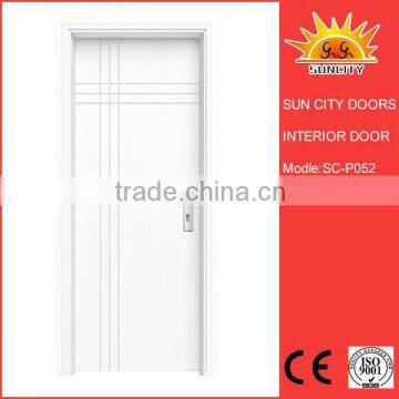 SC-P052 White color PVC door design