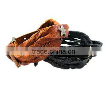 Unique Handmade Cool Leather Bracelets for Boys China Wholesale photo-3