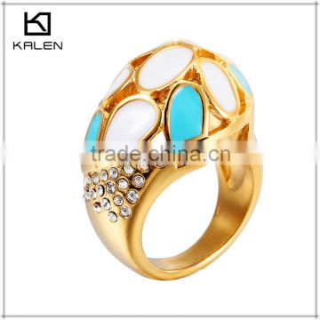 2015 High quality stainless steel gold finger rings design for men with price