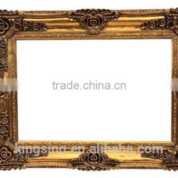 Beautiful golden carved resin frames wall art