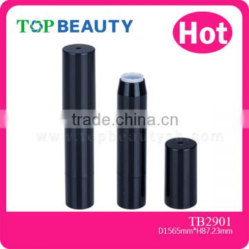 TB2901- Cosmetic Plastic Empty Black Lip Balm Tube