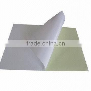 self adhesive wood free paper in sheets