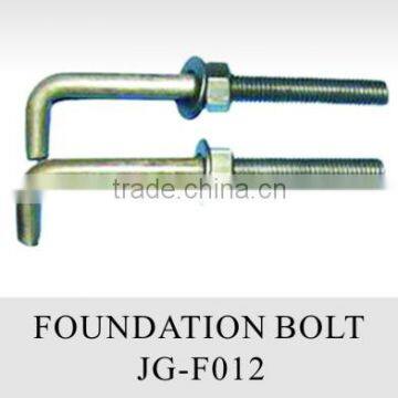 Carbon steel L type Foundation Anchor bolt