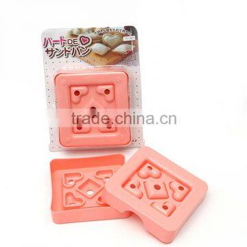 Plastic Heart Sandwich Crust Cutter DIY Bread Mold