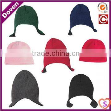 100 Acrylic beanie with earlap