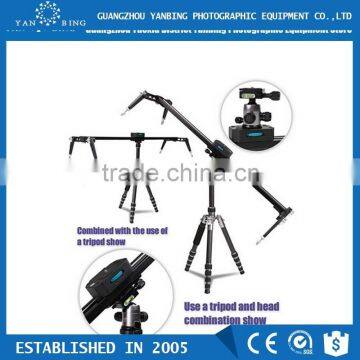 New released heavy duty camera video rail dolly slider 100cm slider with pan head and professional bag