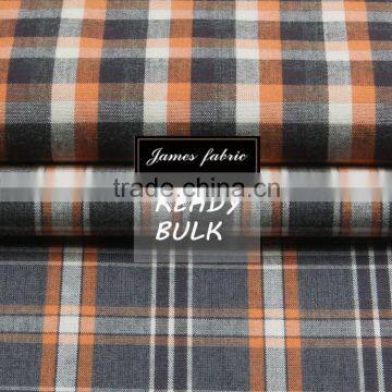 100%Cotton Heather Carbon Peached Check Shirting Fabric photo-3