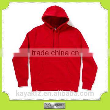 custom plain red cotton top quality pullover hoodies