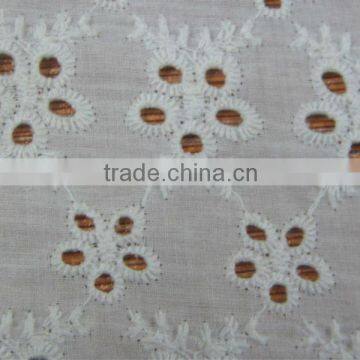 2016 new cotton embroidery fabric