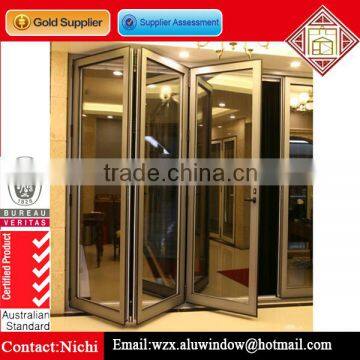 Golden Supplier Champagne Color Insulated Bi Fold Door