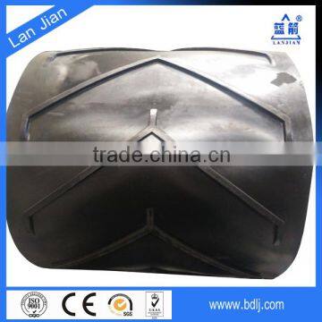 light duty portable industrial mining nylon nn canvas sheap endless chevron pattern rough top conveyor belt for stone crusher