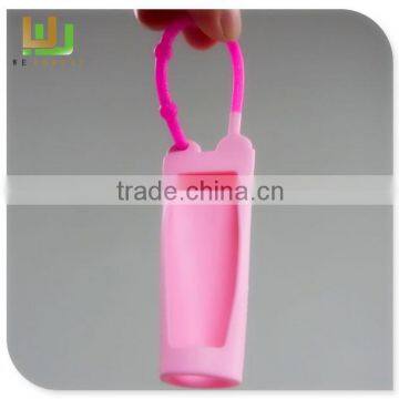 Eco-Friendly promotional gifts empty lip gloss tube with silicone holder