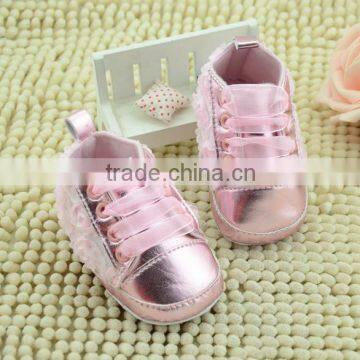 Cute rose baby girl todder sports shoes 2016