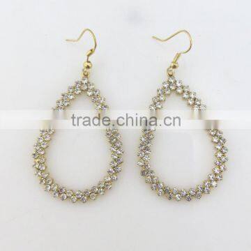 Stylish double layers cup chain earring