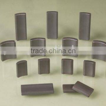 Customized AC Motor magnets ferrite arc magnets For Fan