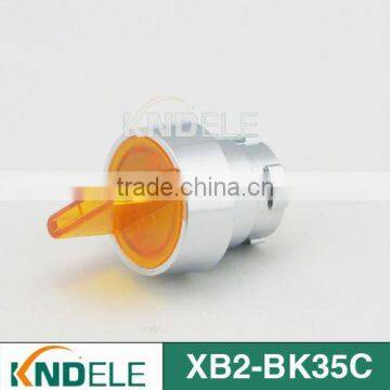 rotary switch ,selector switch waterproof head yellow XB2-BK35C