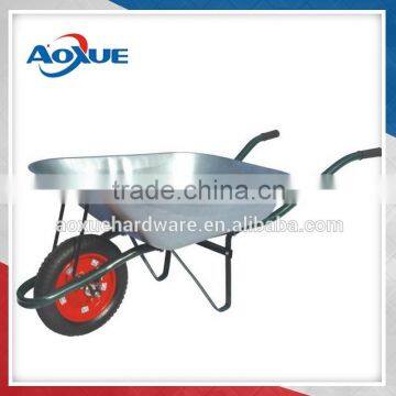 Galvanized tray wheelbarrow, metal wheel barrow price