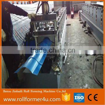 Botou city Roof Tile Ridge Cap making machine / roll forming machine prices