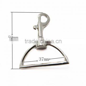 Zinc Alloy Big D Ring Snap Hook For Bag