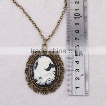 Fashion Jewelry Necklace Steampunk Necklace Classical Silhouette Cameo 2015 New Party Dress Made in China Yiwu photo-5
