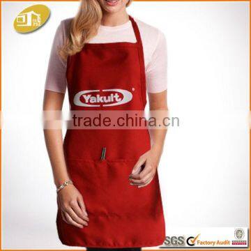 100% Polyester with Pockets Red Aprons