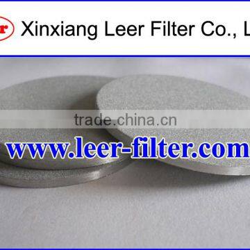 Sintered Titanium Filter Disc