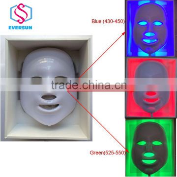 New Type LED electric photon beauty light mask with RED/BLUE/YELLOW for skin whiten and younger PDT LED photon facial mask