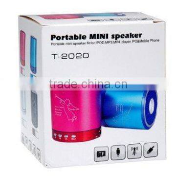 T-2020 Fashion Portable Rechargeable Mini Speaker With Powerful and Clear Sound photo-4