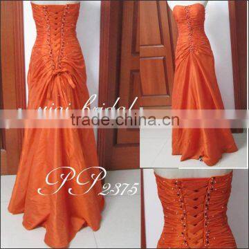 PP2375 Orange Turquoise Prom Dress Long Sexy Prom Dress Evening Dress