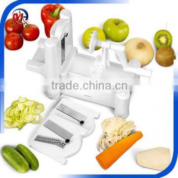 Spiral Slicer 3 in 1 Tri-Blade Plastic Spiral Daikon Slicer Vegetable Slicers