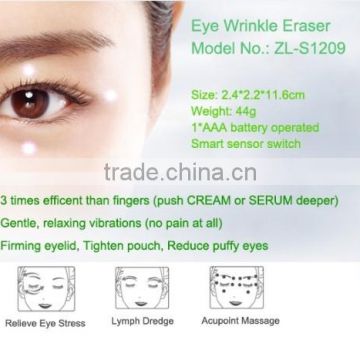 Personal vibrating eye massager and facial massager