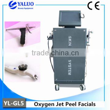 Spray Peeling YL-GL5 Oxygen Jet Peel Beauty Machine With Spray Oxygen Facial Machine