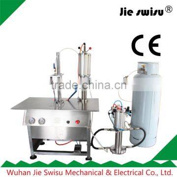 Sponge adhesive aerosol filling machine