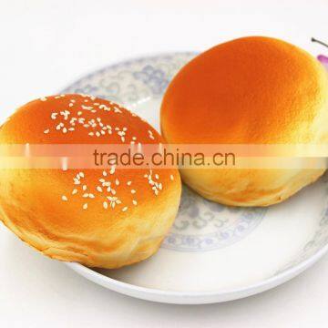 PU Wholesale Artificial Fake Sesame Bread Model With Cream Scent Bakery Window Shopping