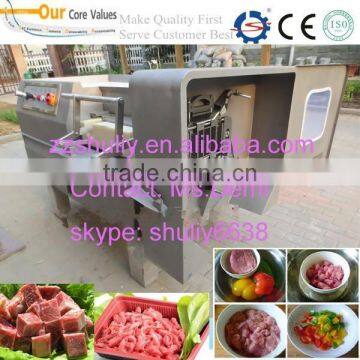 Factory Price Frozen Mutton Dicing Machine Cold Meat Cube Cutting Machine Meat Strip Cutting Machine