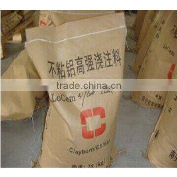 High strength lightweight insulating refractory castable