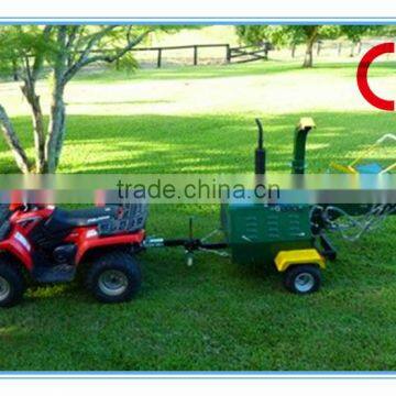 Modulator automatic control final chip size PTO driven wood chipper