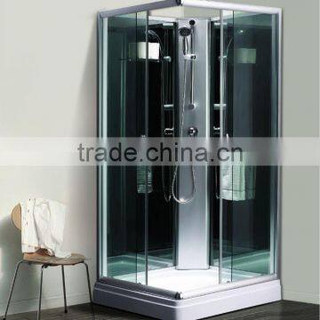 900x900x1950mm Black Back Glass Simple Shower Room For Home