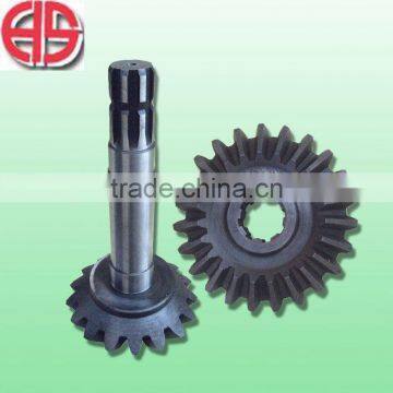 Agricultural machine component rototiller shaft