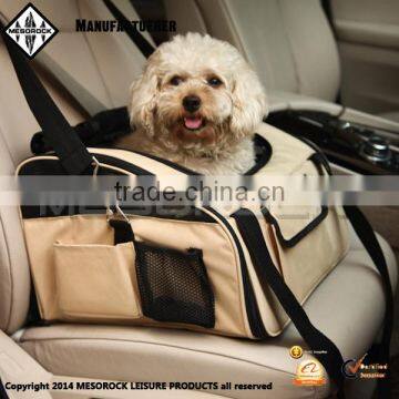 Portable Breathable Pet Booster Seat With Storage Pocket Car Pet Carrier photo-2