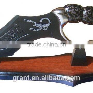 Black Fantasy Animated Cosplay Sword With Plaque photo-3